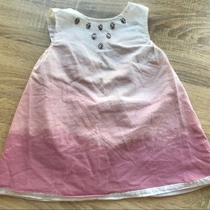 Ombré open back tank